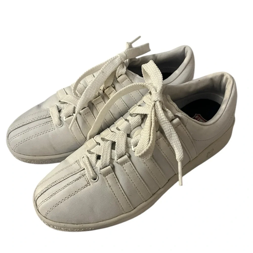K-Swiss Women's White Low-Top Sneakers